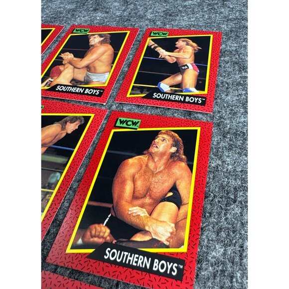 WCW 1991 "Southern Boys" Wrestling Trading Cards Set Of 16 - Picture 3 of 5